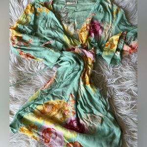 Floral 💫Wrap Dress💫green
